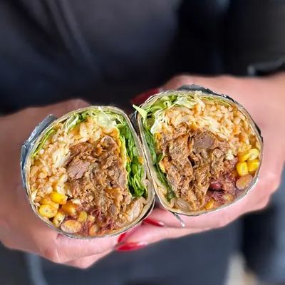Burrito Pulled Pork (cerdo deshebrado)