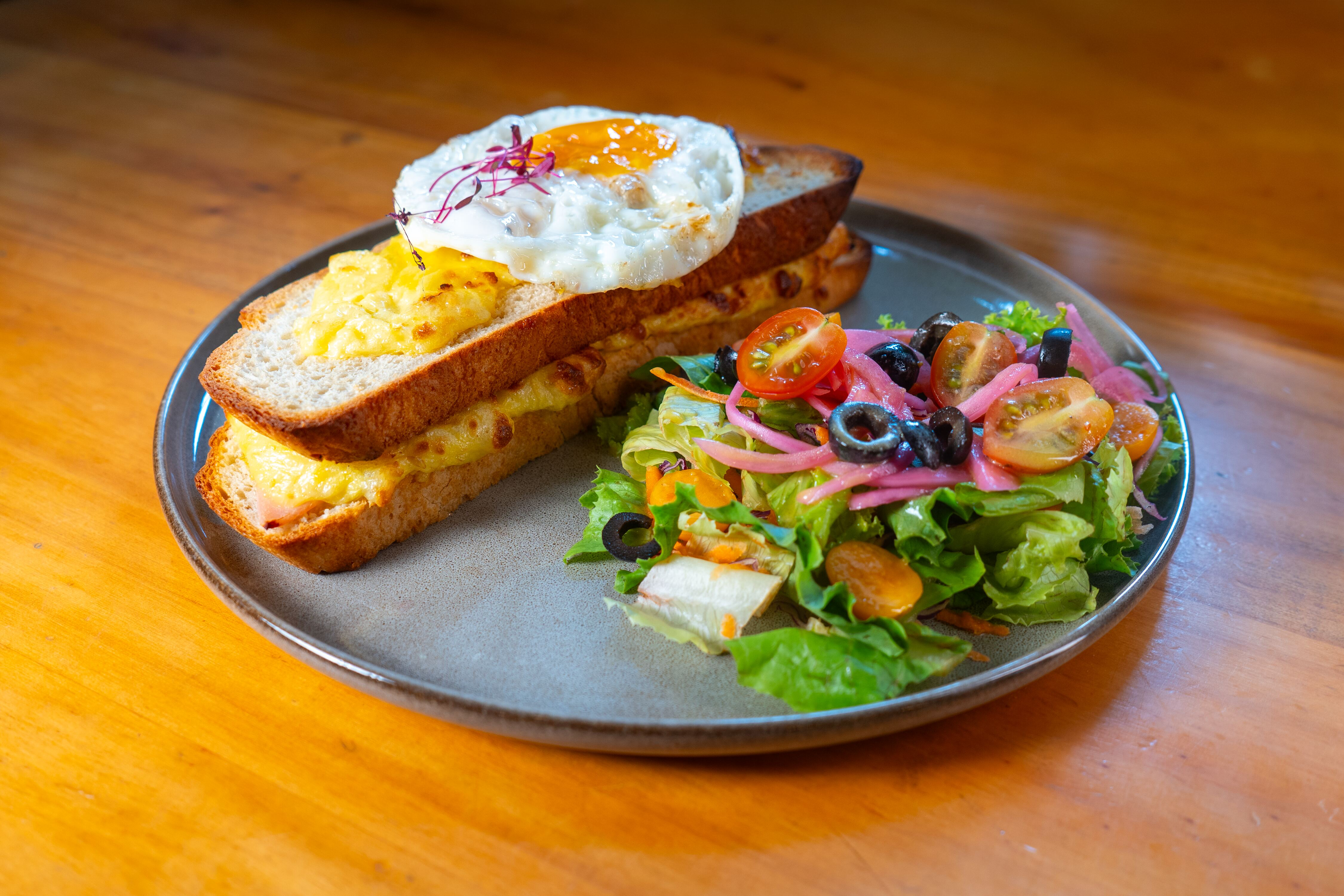 Sándwich Croque Madame
