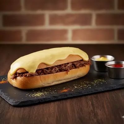 COMPLETO QUESO Y SALCHICHA