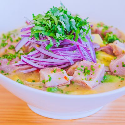 Ceviche de atún rojo