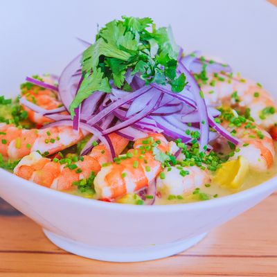 Ceviche de camarones