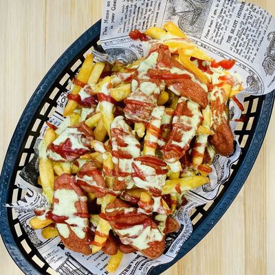 Salchipapas 