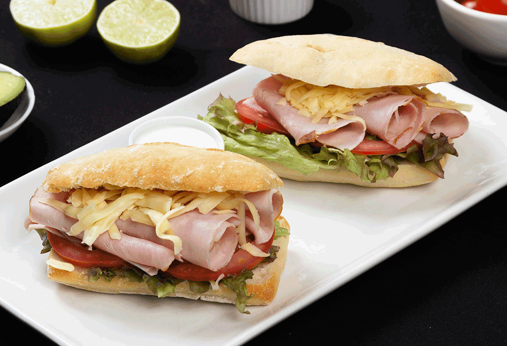 Sandwich Jamón Pierna