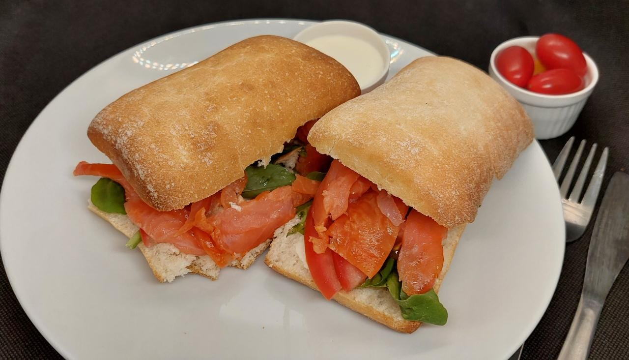 Sandwich Salmón Ahumado