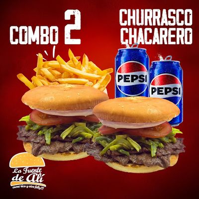 Combo 2 Churrasco Chacarero