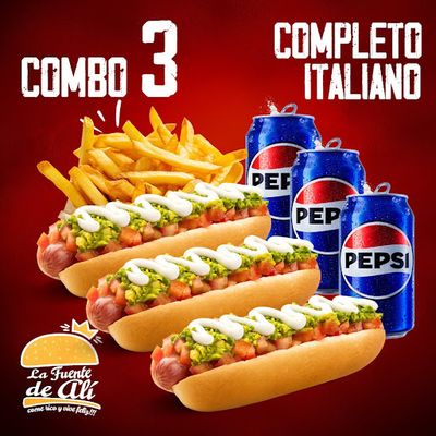 Combo 3 Completo Italiano
