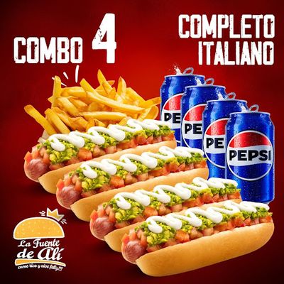 Combo 4 Completo Italiano