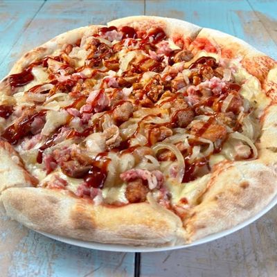 Pizza Pollo Al BBQ