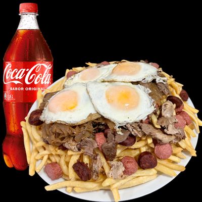 CHORRILLANA GRANDE + BEBIDA 1.5L