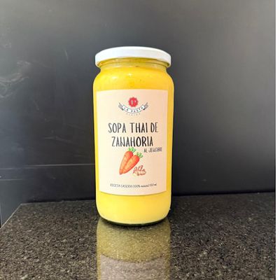 Sopa Zanahoria al jengibre