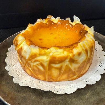 Tarta de queso estilo La Viña