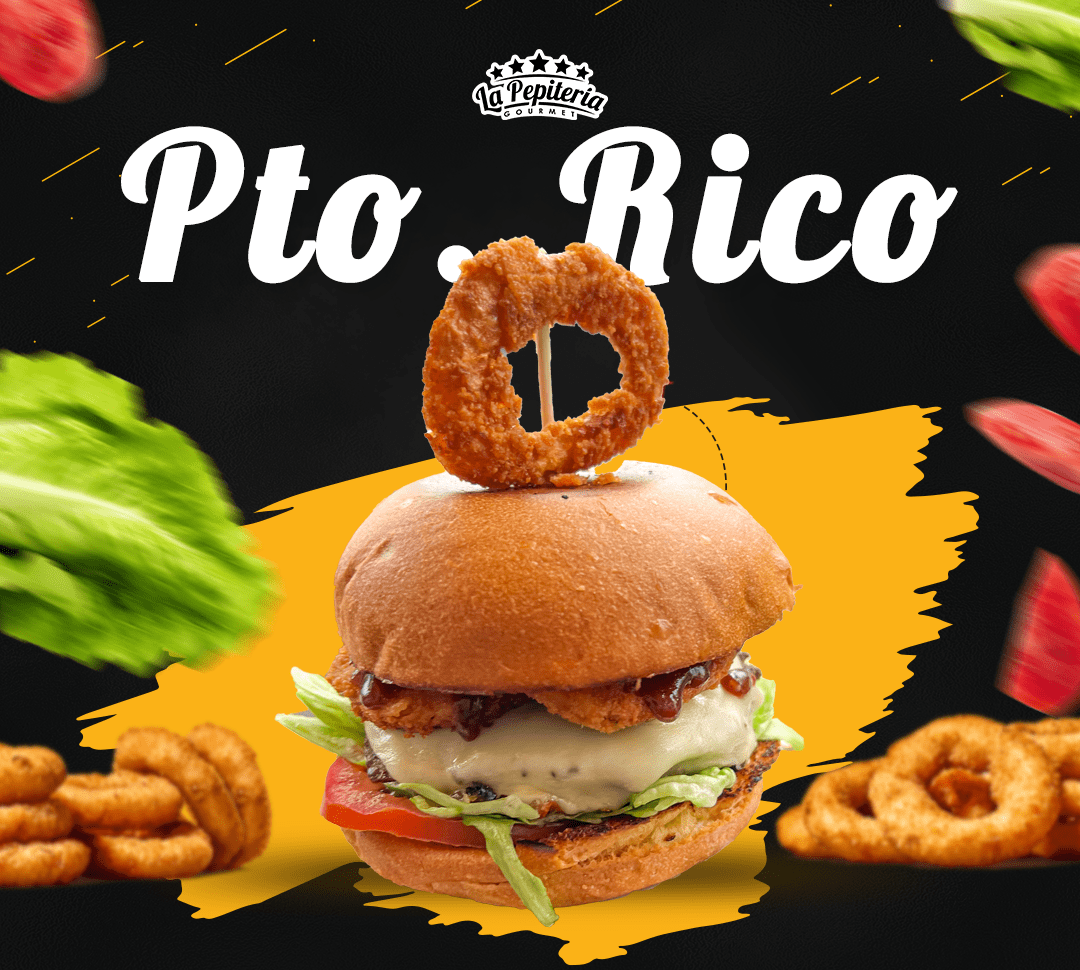 Hamburguesa Puerto Rico