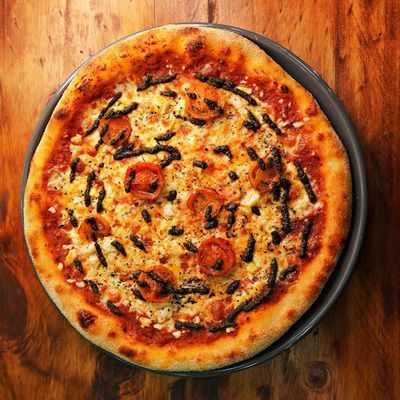 Cabra pesto - tomate asado