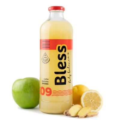 Jugo bless 09 limón, manzana jengibre