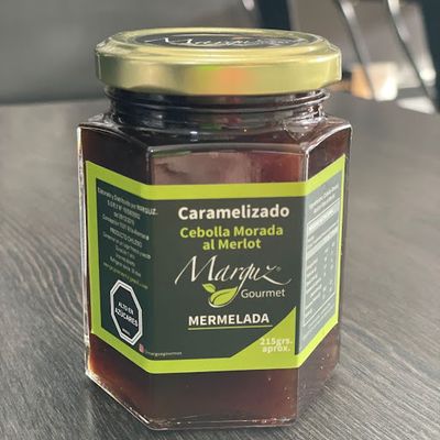 Mermelada de cebolla morada al merlot