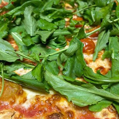 Rúcula - tomate asado