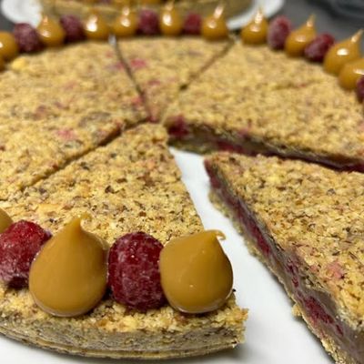 Tarta caluga almendras
