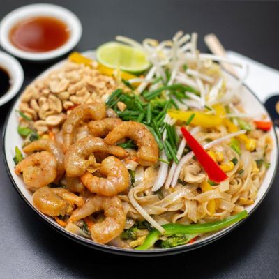 Pad Thai de Camarón
