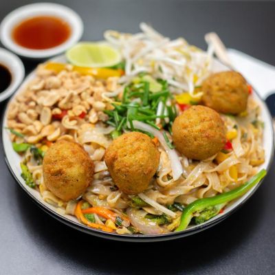 Pad Thai de Falafel