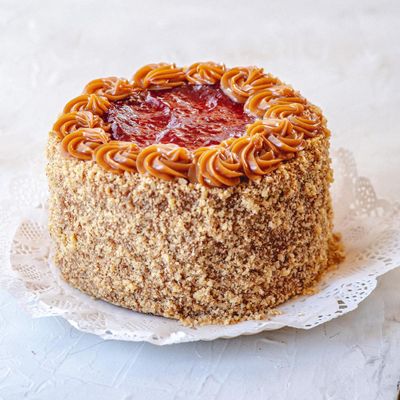 Panq. Nuez Manjar Frambuesa 20p