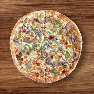 Pizza Familiar Mediterranea