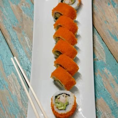 136. Masago Ebi Roll