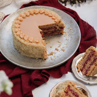 Torta Crocante Frambuesa 15 p.