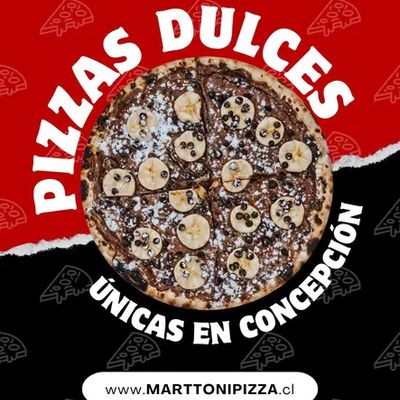 Pizza de Platano con Nutella