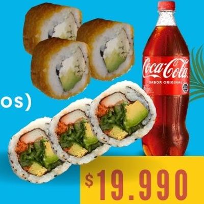 PROMO 12 - 60 PIEZAS ELECCIÓN CHEF + BEB 1.5