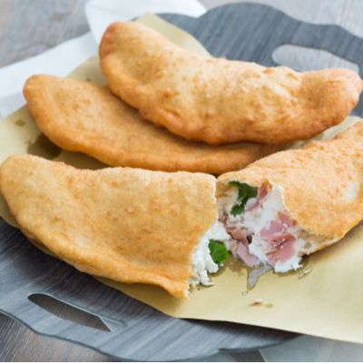 PANZEROTTI PALMITO, CHOCLO, QUESO AZUL