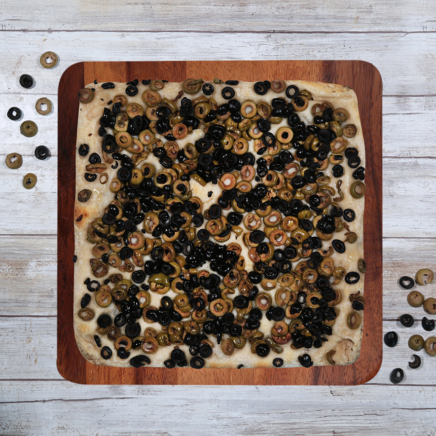 Focaccia Alle Olive (Mediana o Familiar)
