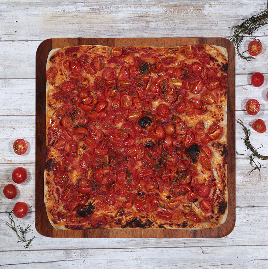 Focaccia Pomodorini (Mediana o Familiar)