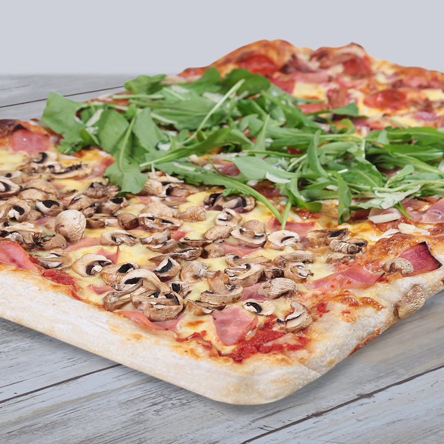 Pizza Gigante por tercios Premium 60x40cm