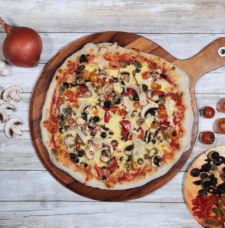 Pizza Vegetariana (Mediana o Familiar)