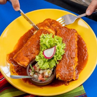 Enchilada Roja (2 unidades)