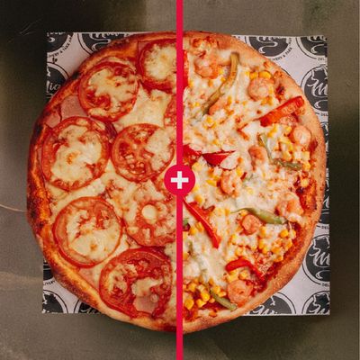 Pizza x Mitades Mediana Especialidad 