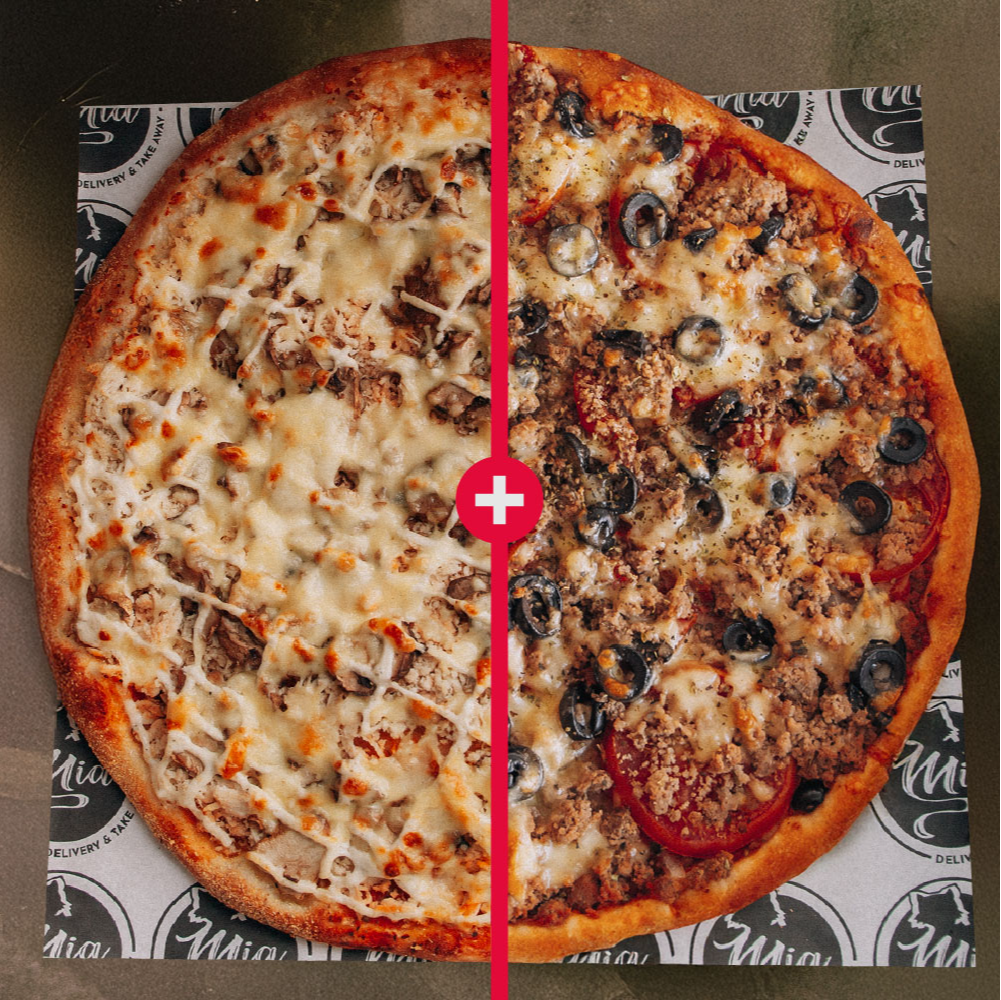 Pizza x Mitades Grande Especialidad
