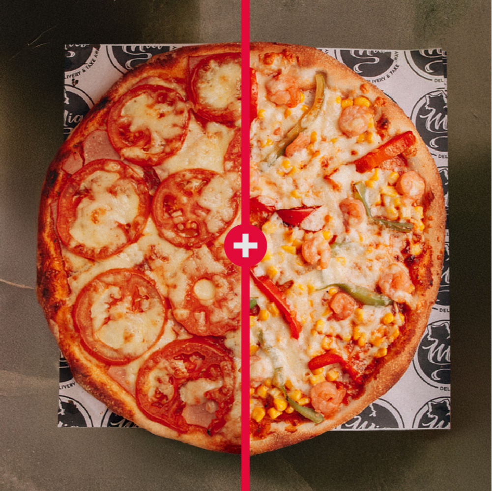 Pizza x Mitades Mediana Especialidad