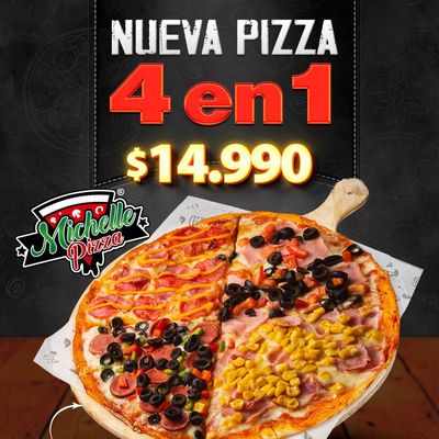 PIZZA FAMILIAR 4 EN 1