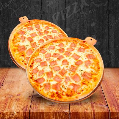 DOS PIZZAS FAMILIARES CLASICAS 