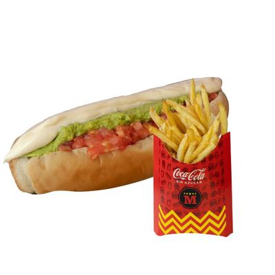 Vienesa Italiana XL + Papas Fritas S