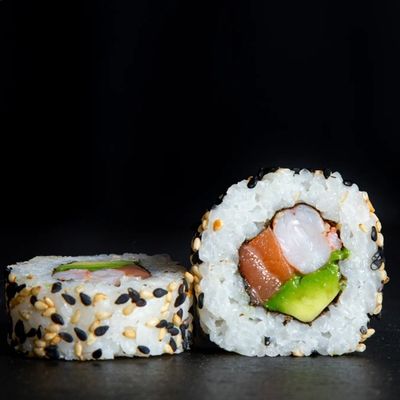 9. Camarón, Salmón, Queso Crema