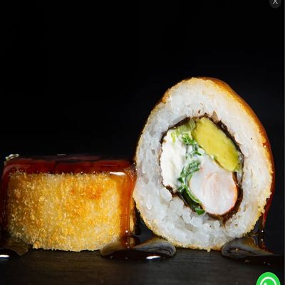 222. (SIN ARROZ) Camaron, Ecuatoriano, Queso Crema, Palta