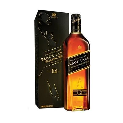 JOHNNIE WALKER BLACK LABEL 750CC