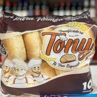 PAN DE HAMBURGUESA TONY