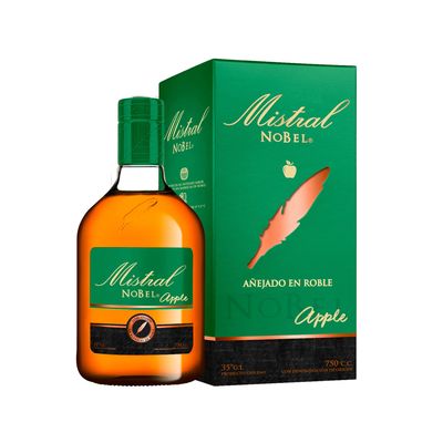 Pisco Mistral Nobel Manzana 35° 750cc