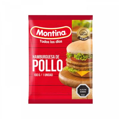 HAMBURGUESA MONTINA POLLO