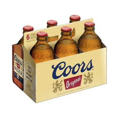 COORS  355 SIX PACK 