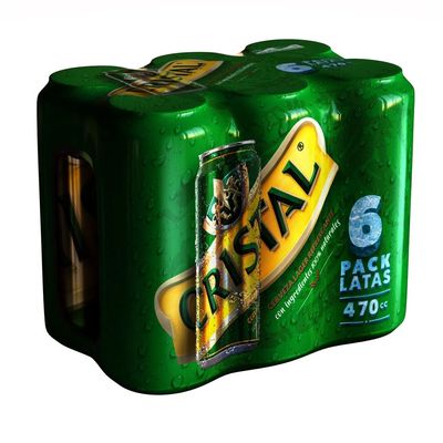 CRISTAL  LATA 473 SIX PACK