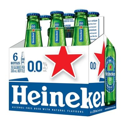 HEINEKEN ZERO  355 SIX PACK 